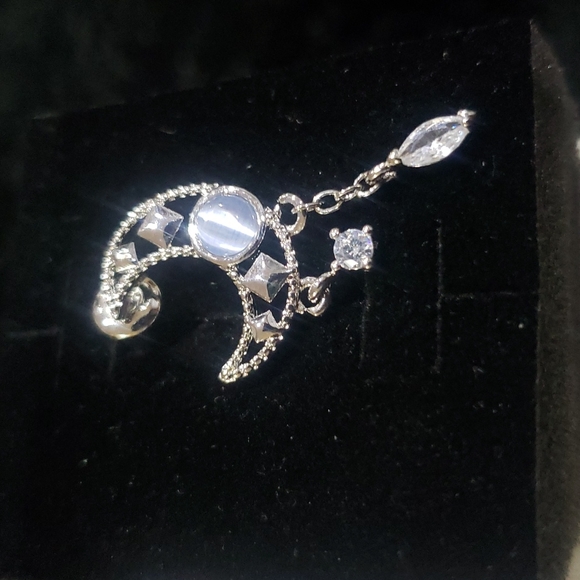 🌙 Earings Cubic Zircon - Picture 6 of 7